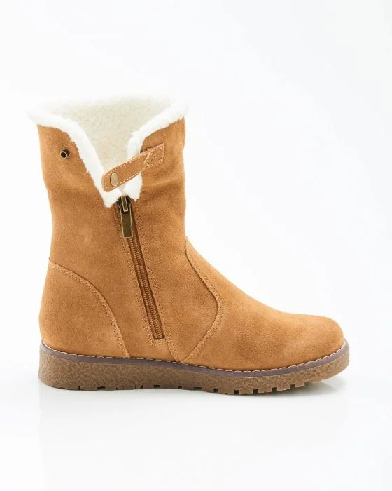 Boots fourrées, à porter col relevé ou retourné Thermolactyl