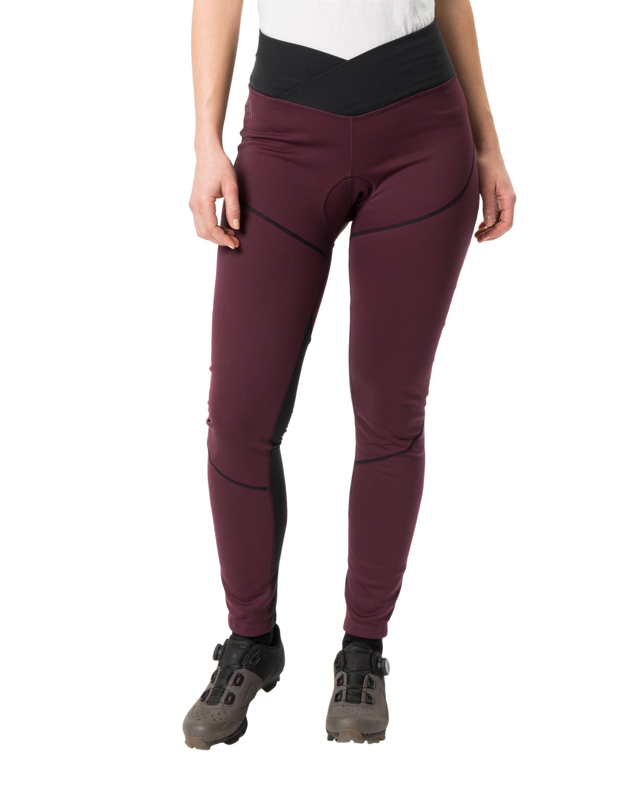 VAUDE Funktionshose Women's Posta Warm Tights (1-tlg) Grüner Knopf
