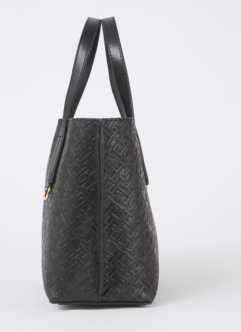 Tommy Hilfiger Textured handbag with detachable shoulder strap