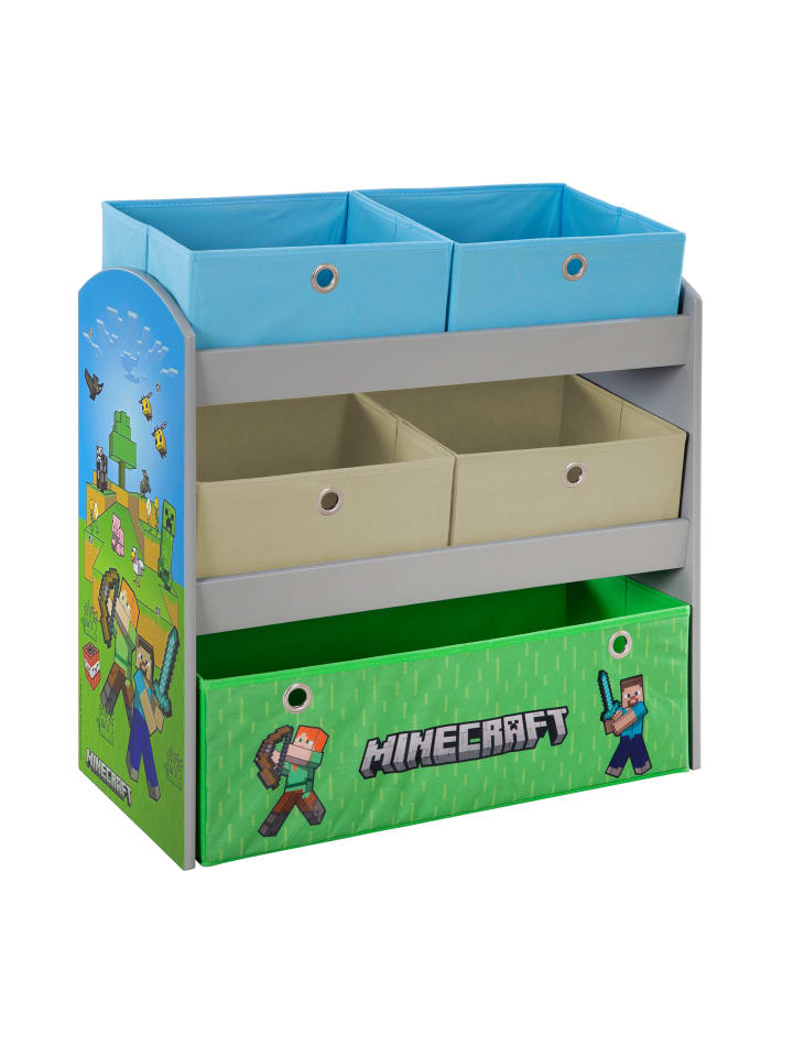 Minecraft MINECRAFT - Spieleregal, Bücherregal, Aufbewahrung günstig kaufen onesize
