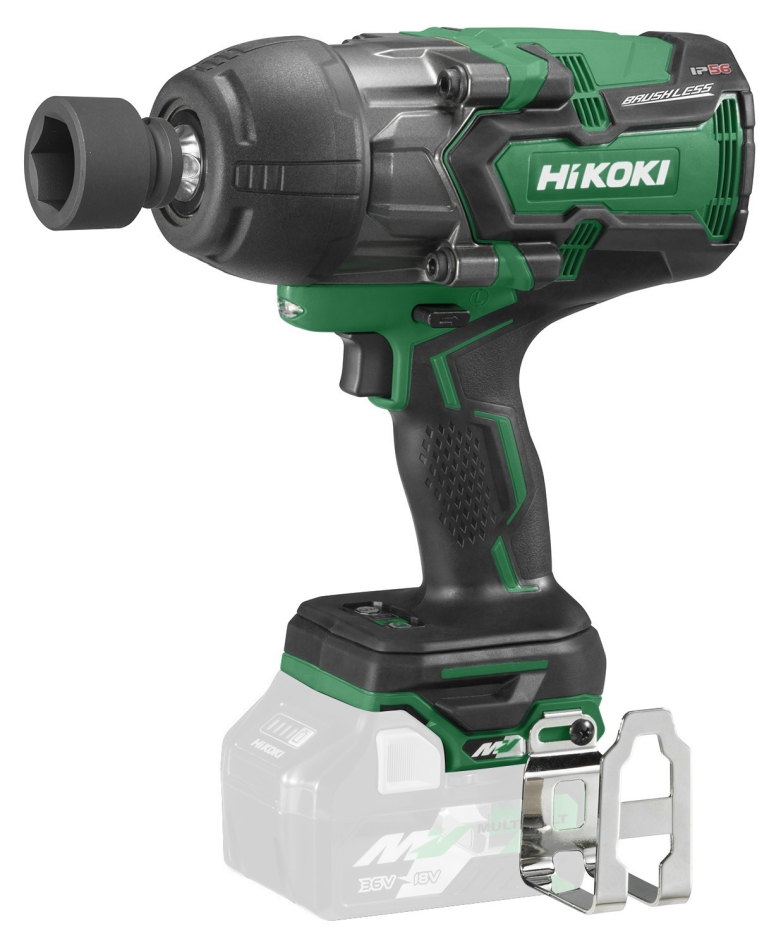 Chave de impacto a bateria HiKOKI WR36DBW2Z 36 Volts (baterias e carregador não incluídos).