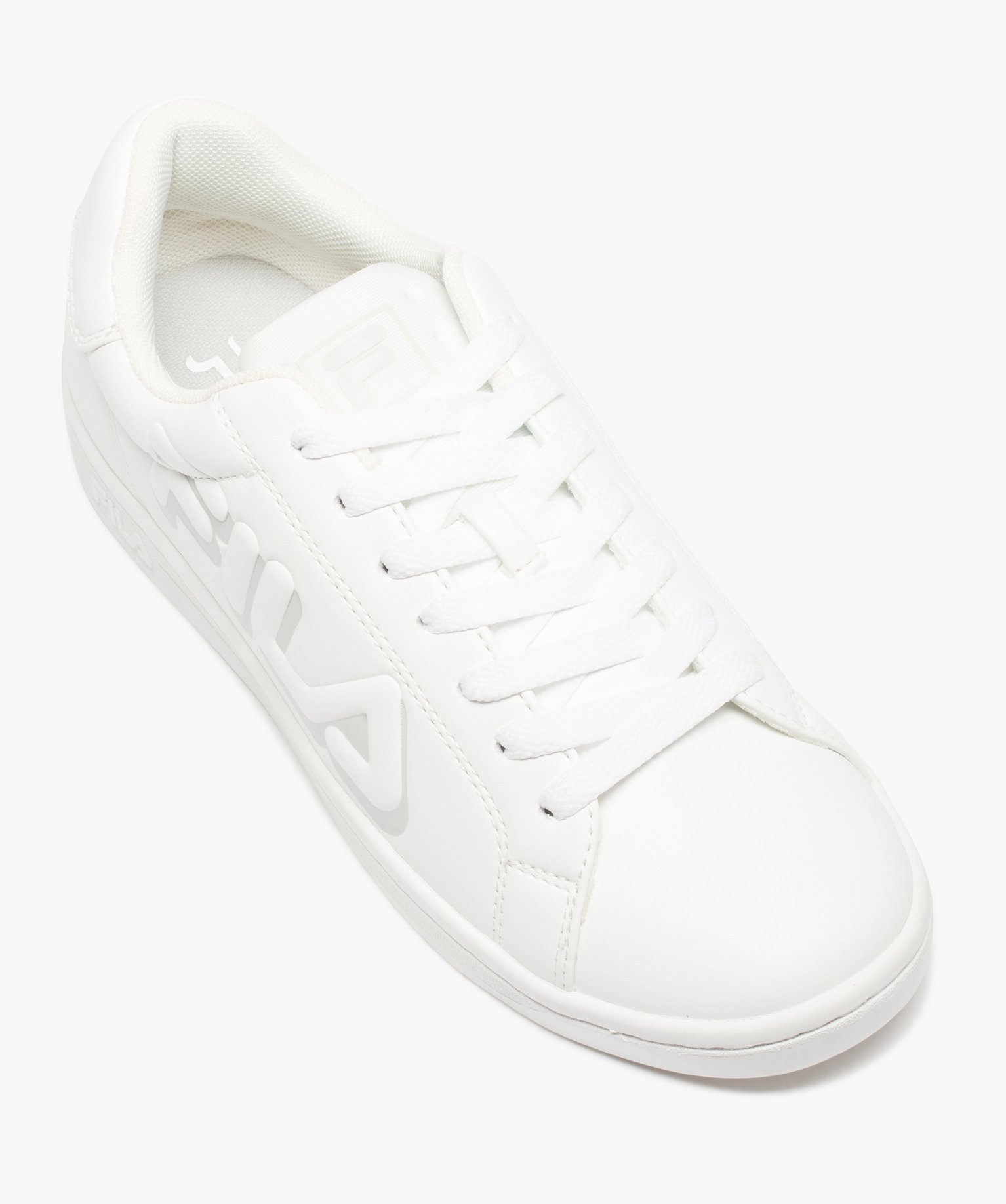 Baskets Garçon unies à lacets – Fila Cross Court blanc | GEMO