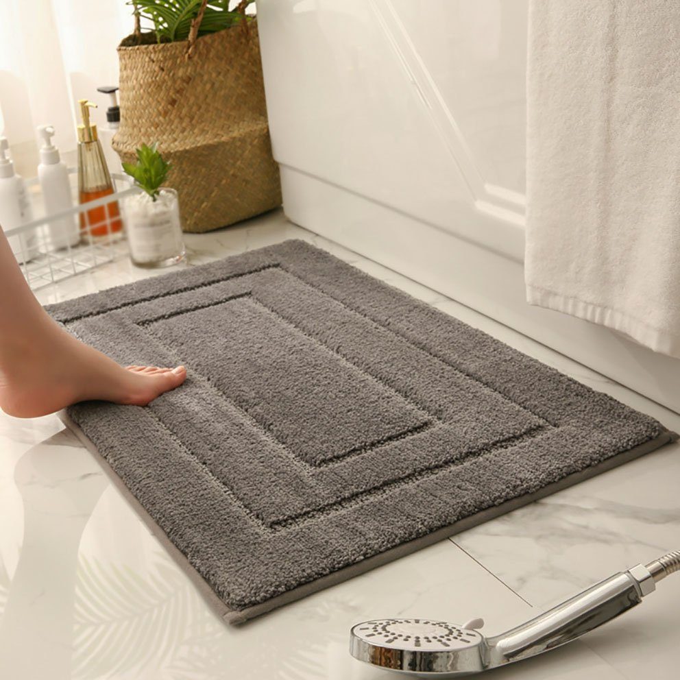 Antirutsch Teppichunterlage Dicke saugfähige Bodenmatte für das Badezimmer, Tapferer Ping