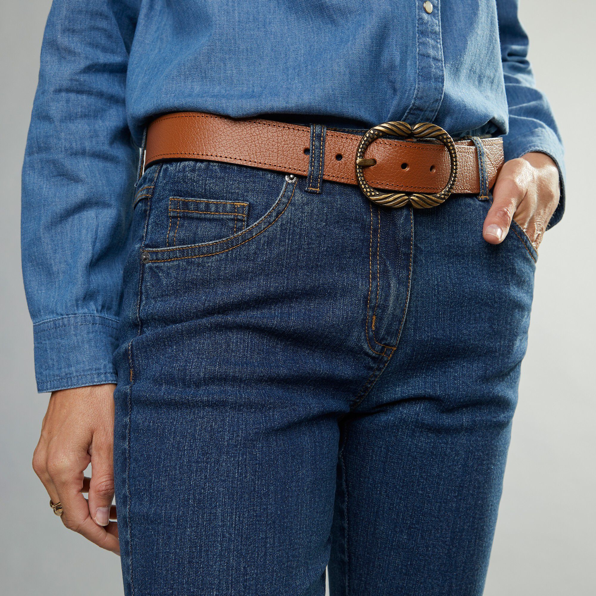 Jean coupe droite stretch