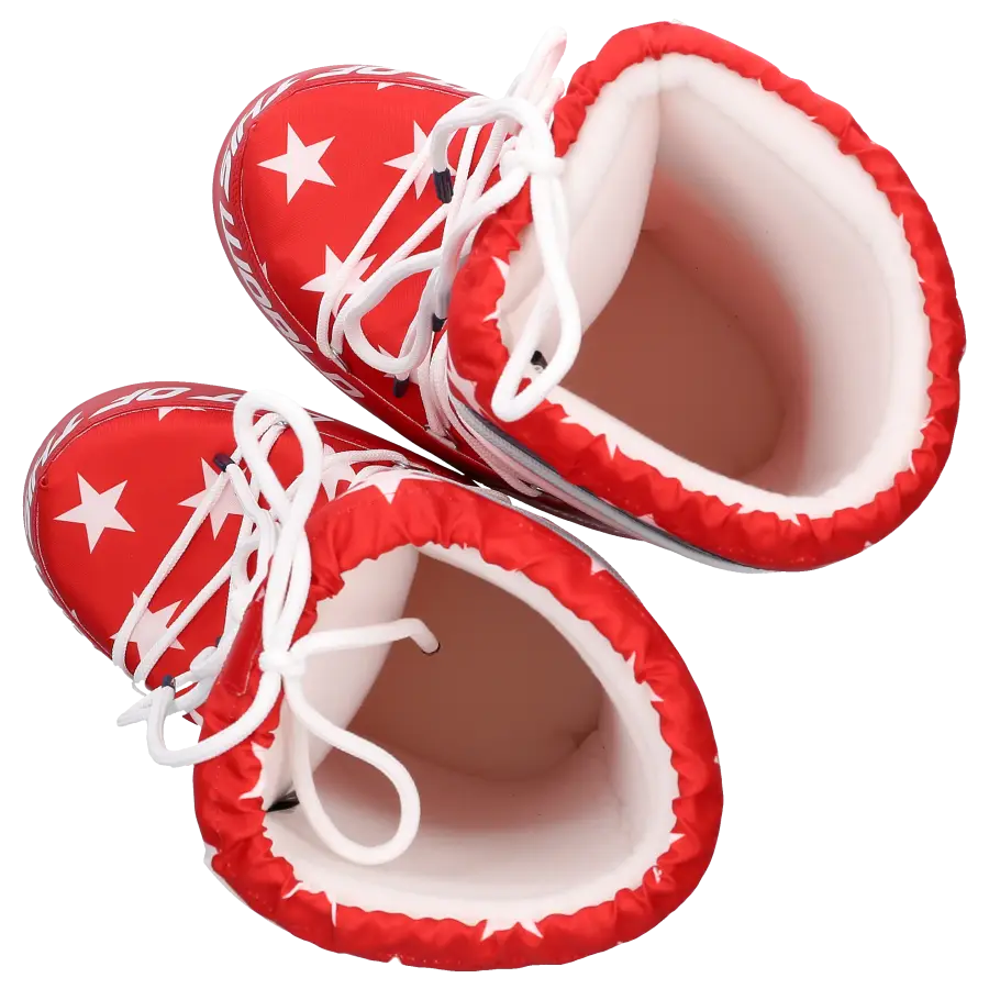MOON BOOT - Snowboots ICON HIGH RETROBIKER Nylon - rot