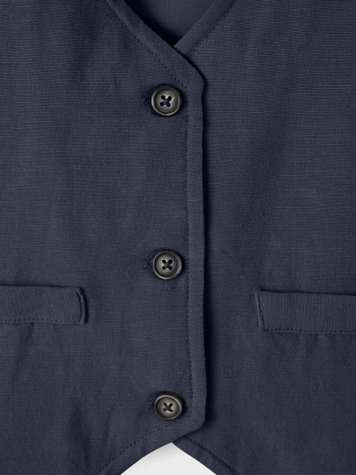 name it Anzugweste NMMFAHER WAISTCOAT in dark sapphire günstig kaufen 110