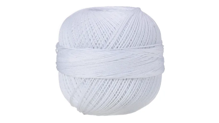 Nina Häkelgarn Stärke 5, 50g 50 g 10 - weiss