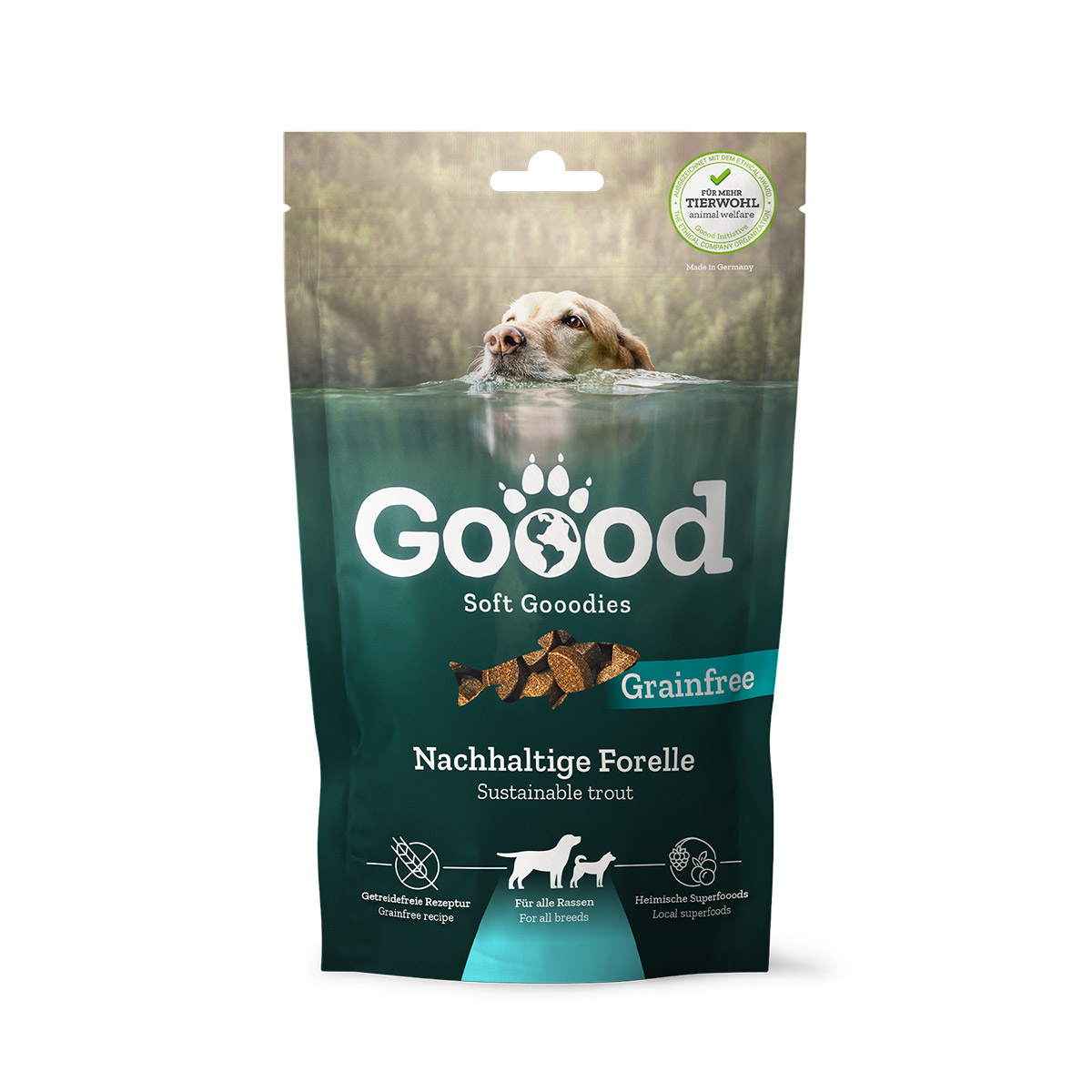 Goood Soft Gooodies Nachhaltige Forelle 100g kaufen bei ZooRoyal