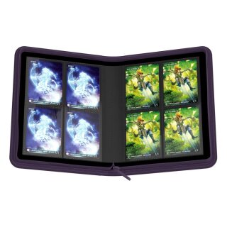 Ultimate Guard 4-Pocket Zipfolio Xenoskin Violett