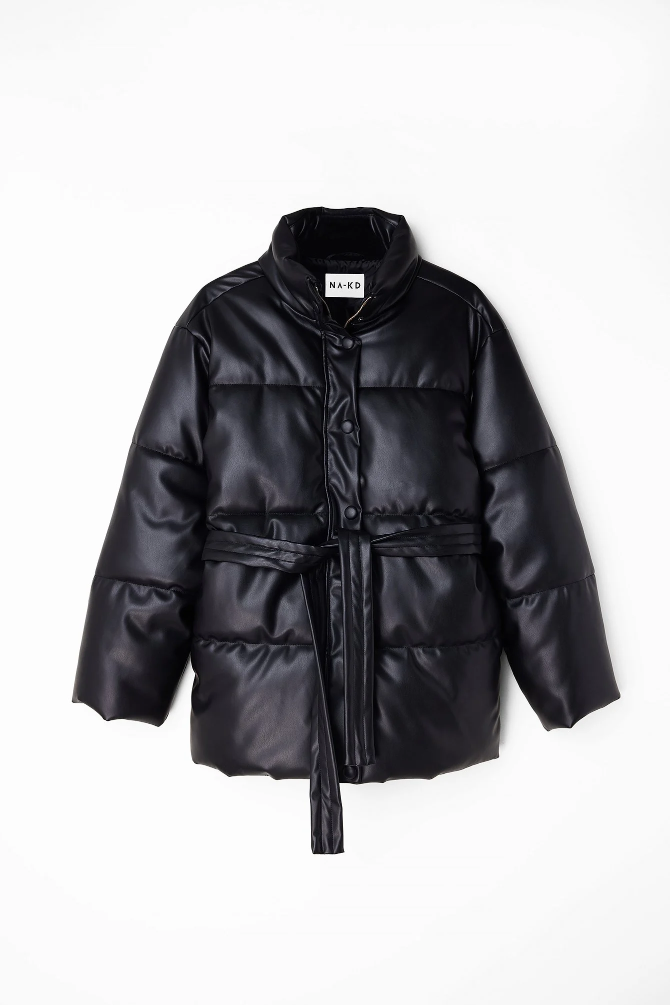 Gepolsterte PU-Jacke