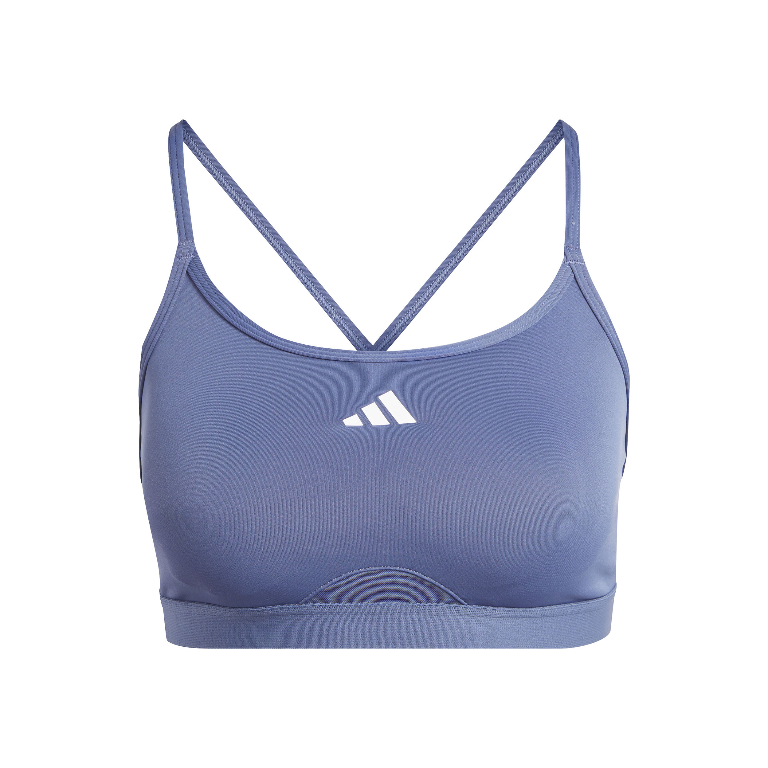 Aeroimpact Low-Support Sport-BH Damen - Blaugrau