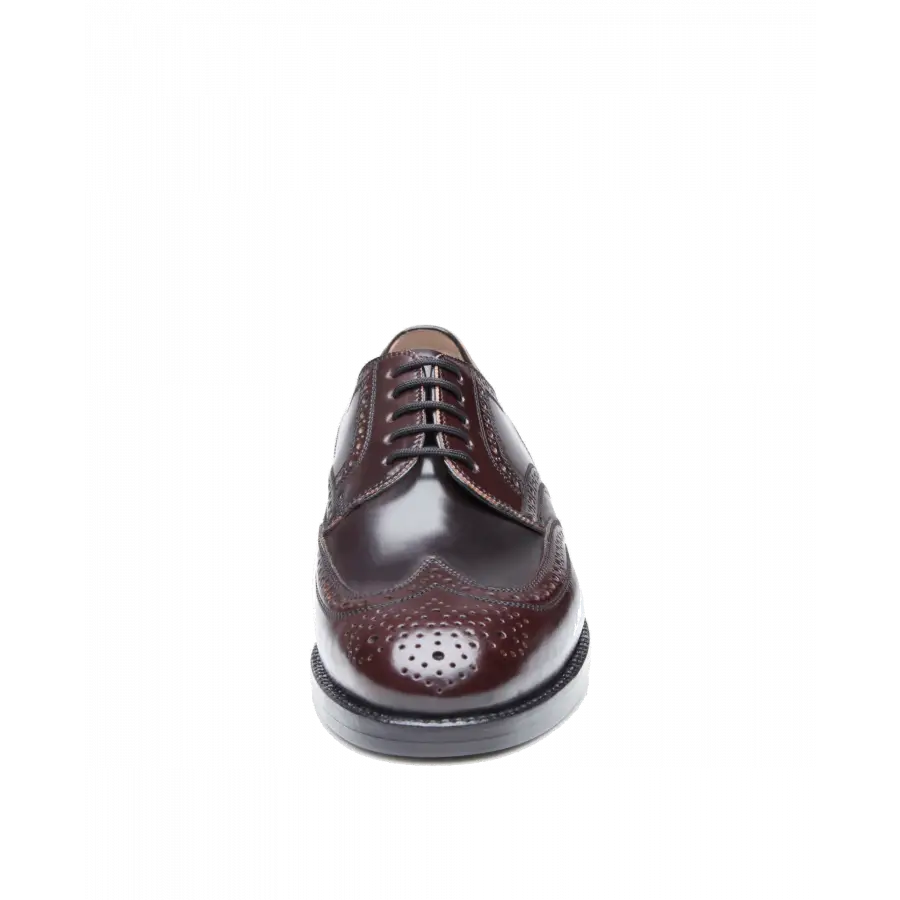 Heinrich Dinkelacker - Businessschuhe Budapester LONDON FULL-BROGUE C Cordovan - rot