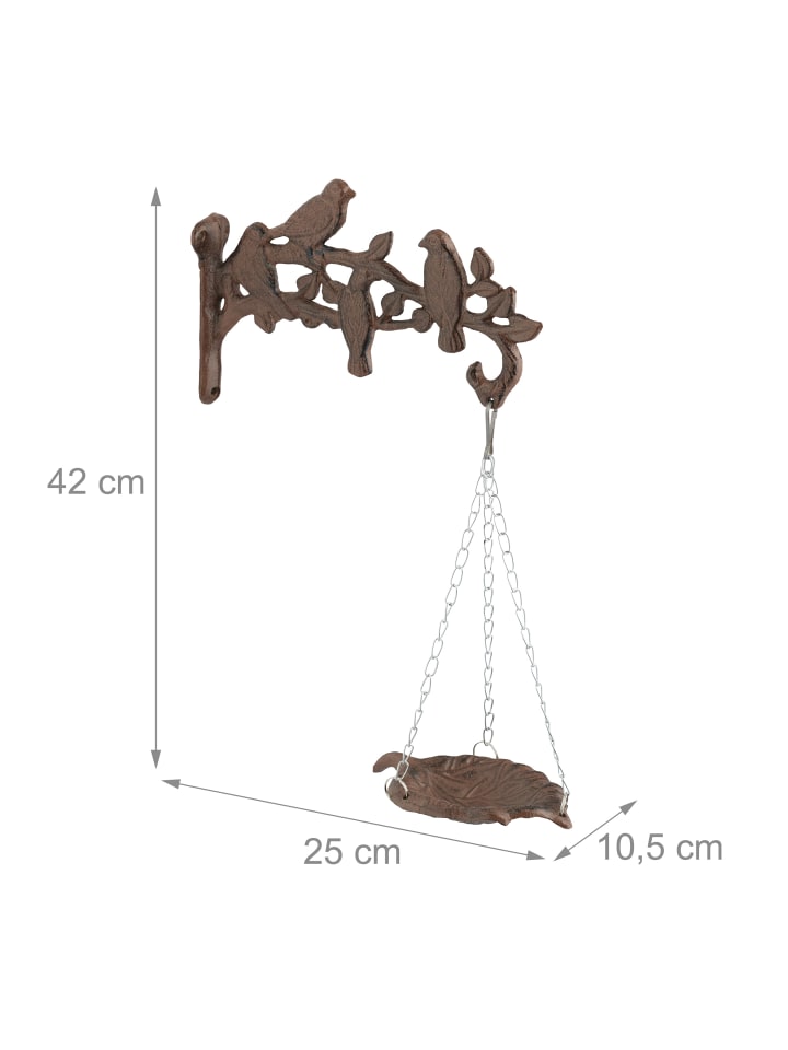 relaxdays Vogeltränke in Bronze günstig kaufen onesize