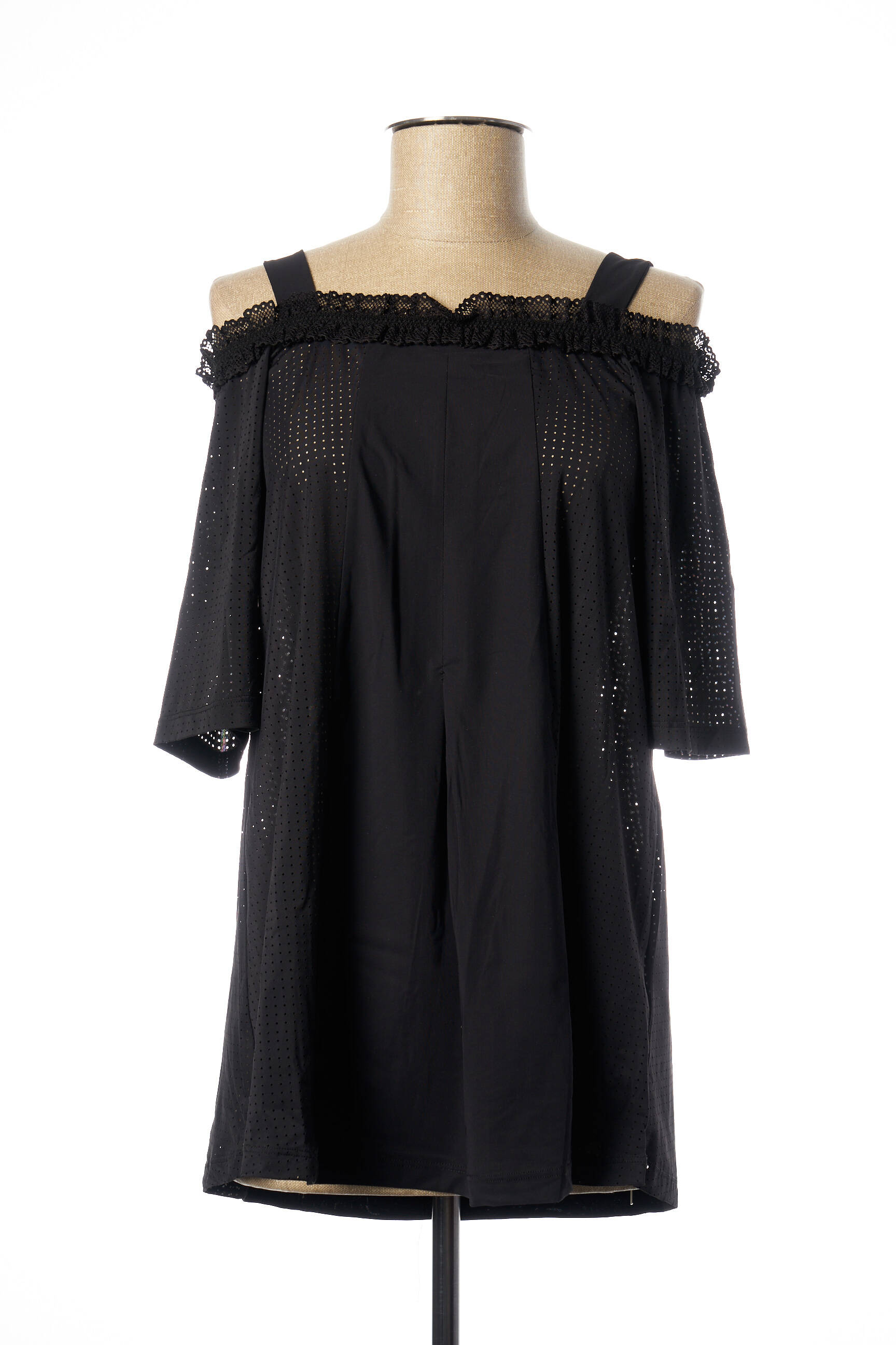 G Oze Tuniquemanchelongue Femme couleur noir