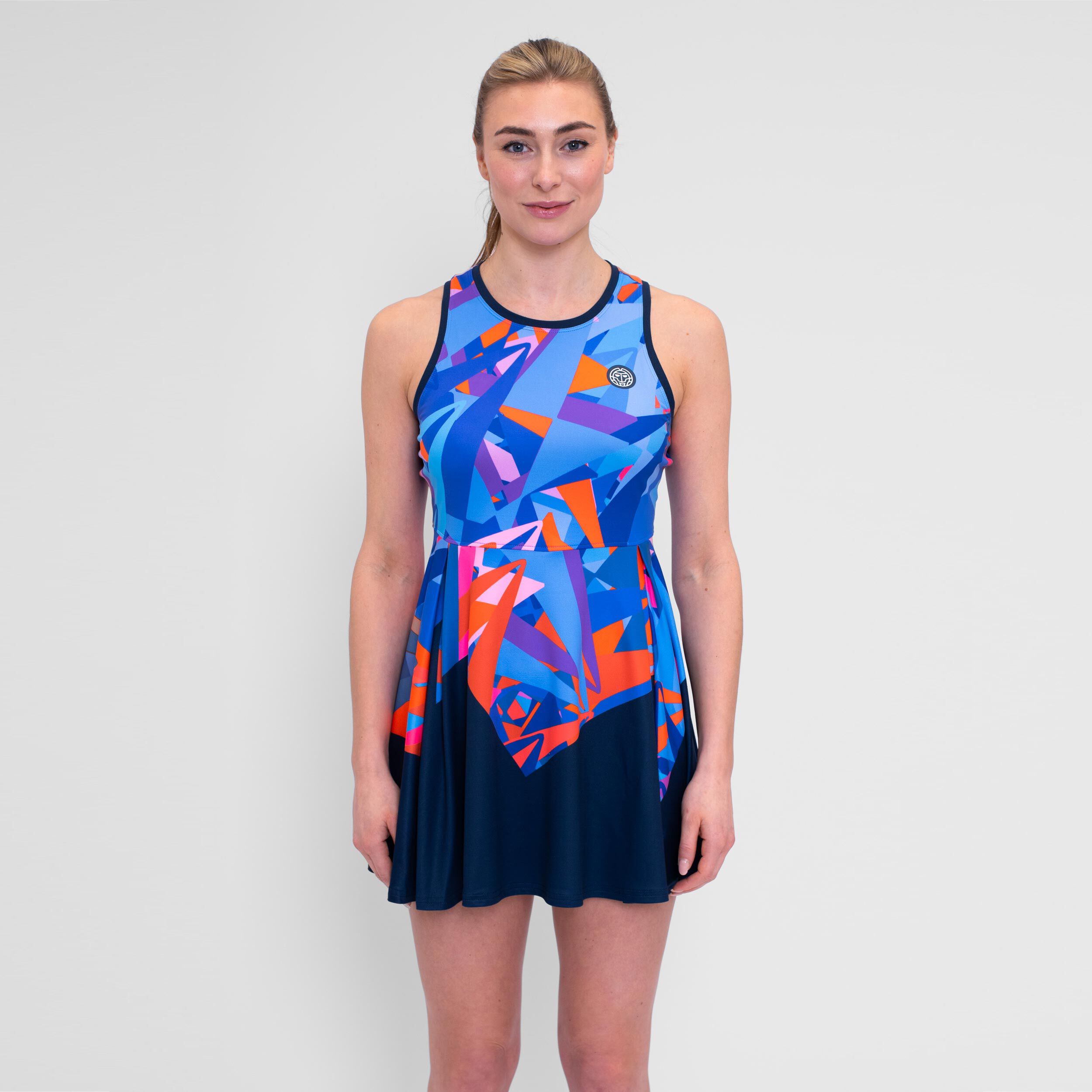 Spike Kleid Damen - Dunkelblau, Mehrfarbig