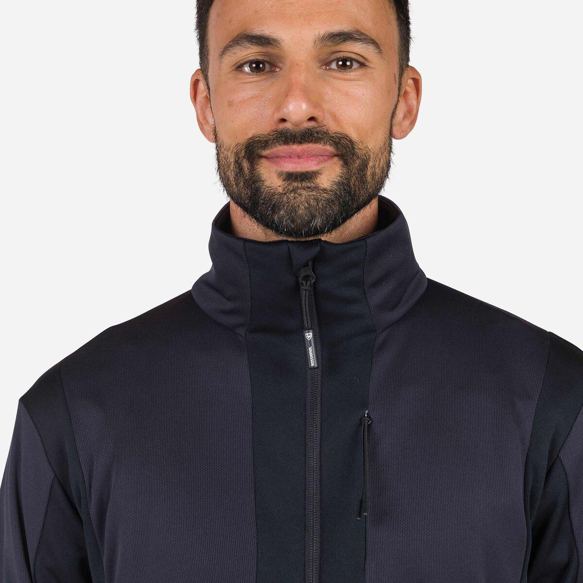 Herrenfleecejacke mit durchgehendem Reißverschluss Diretta
