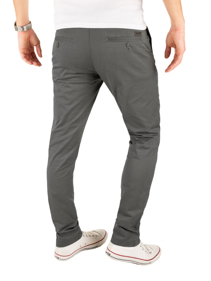Yazubi Chino Hose Kyle in Anthrazit günstig kaufen
