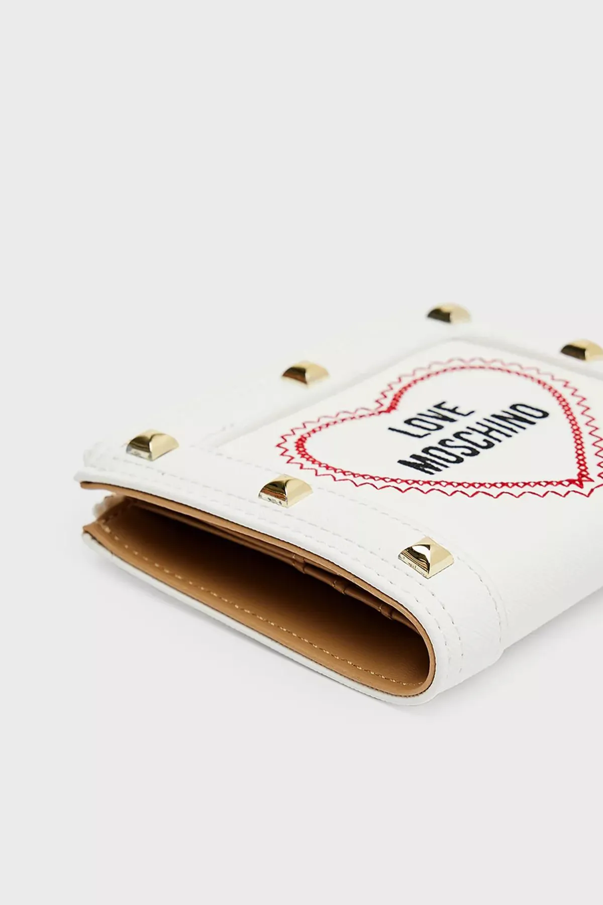 Love Moschino  Geldbörse - Weiß - Unifarben