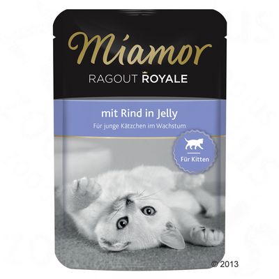 Sparpaket Miamor Ragout Royale Jelly Kitten 22 x 100 g
