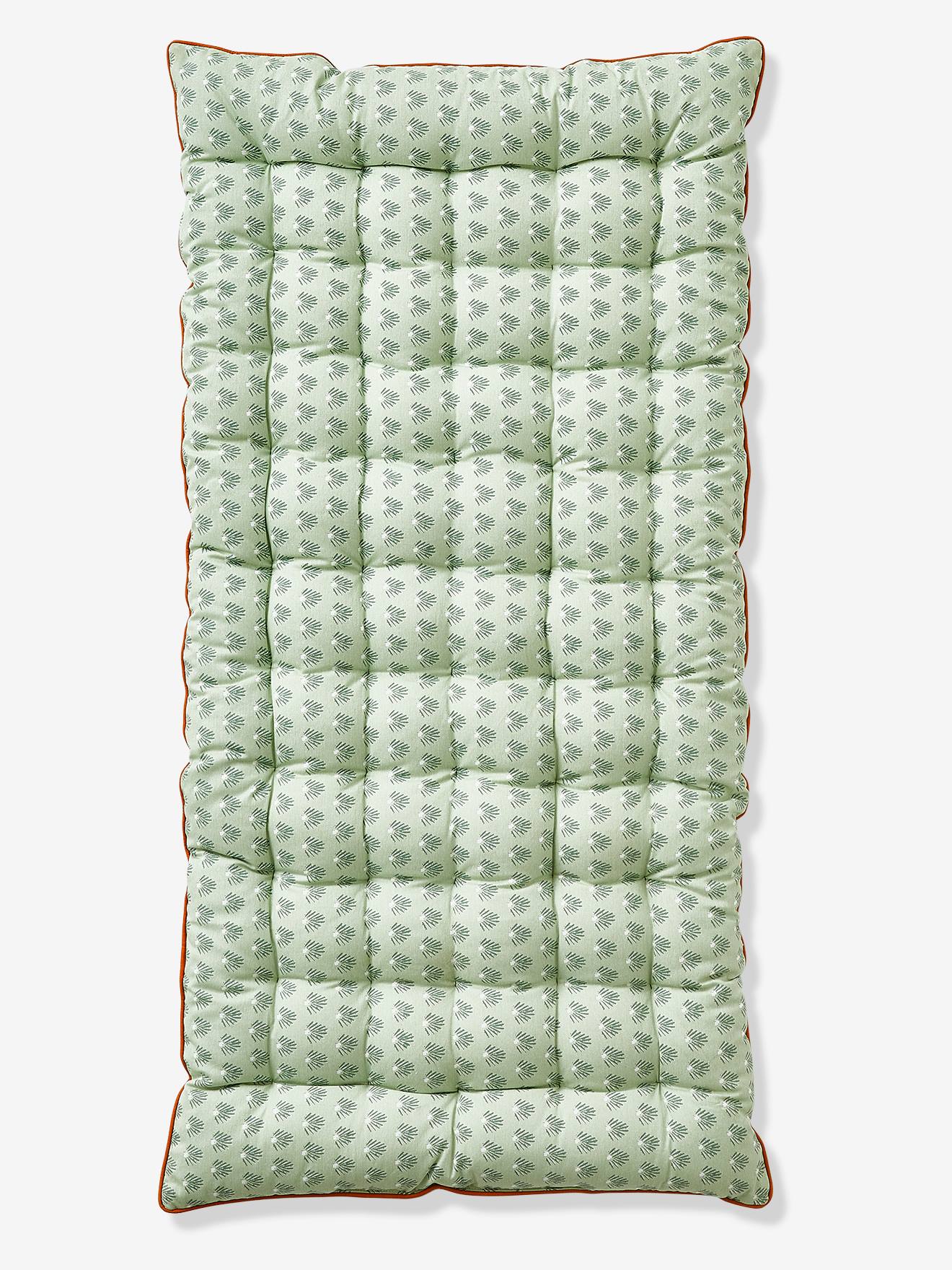 Matelas de sol bi matière PALMETTES vert