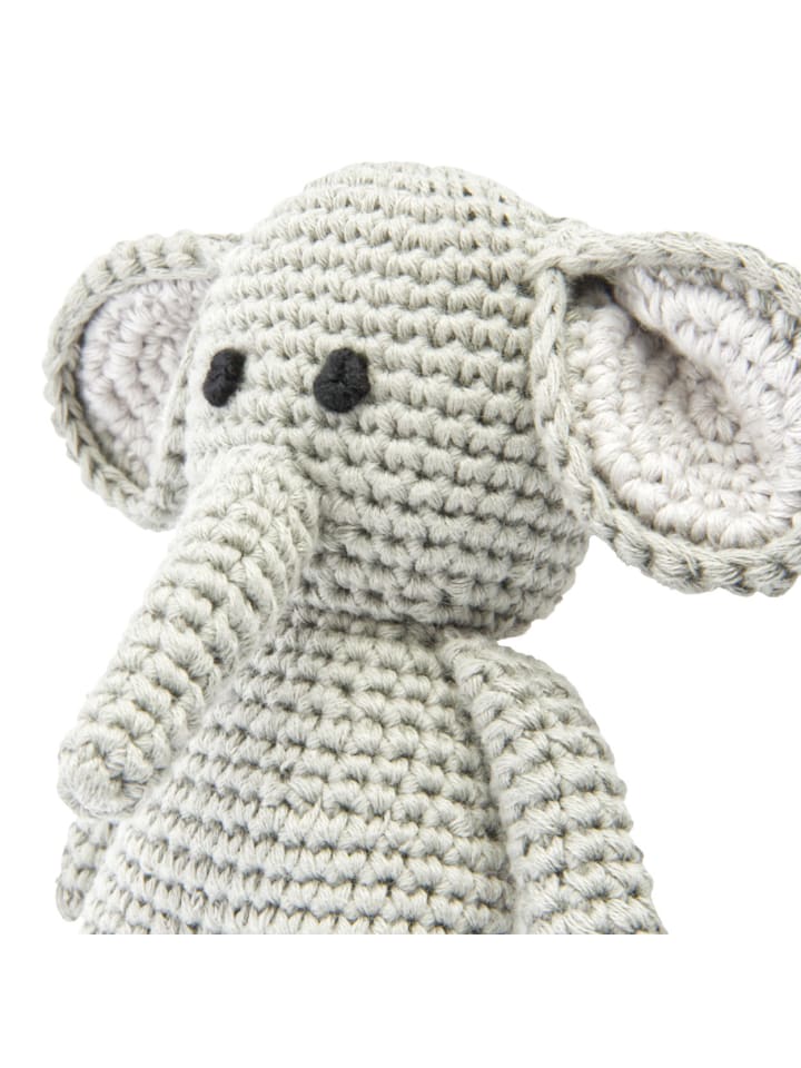 miniHeld Handgestrickter Elefant gehäkelt aus Baumwolle Spielzeug 15 cm 0 Monate günstig kaufen onesize