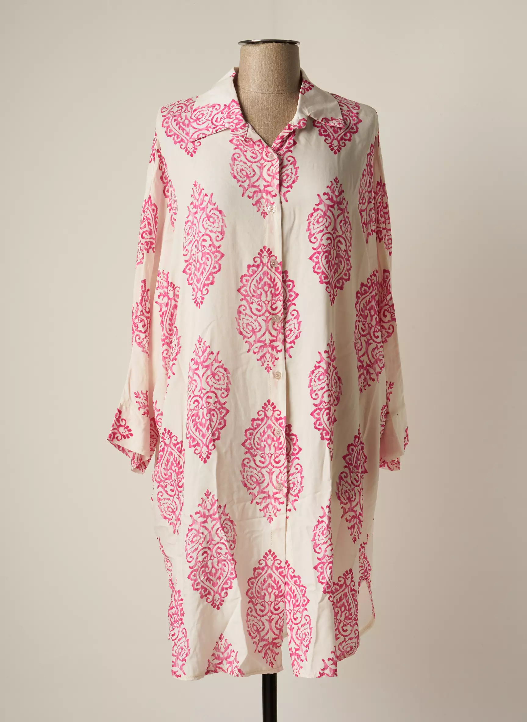 Poheme Robes Mi Longues Femme couleur beige