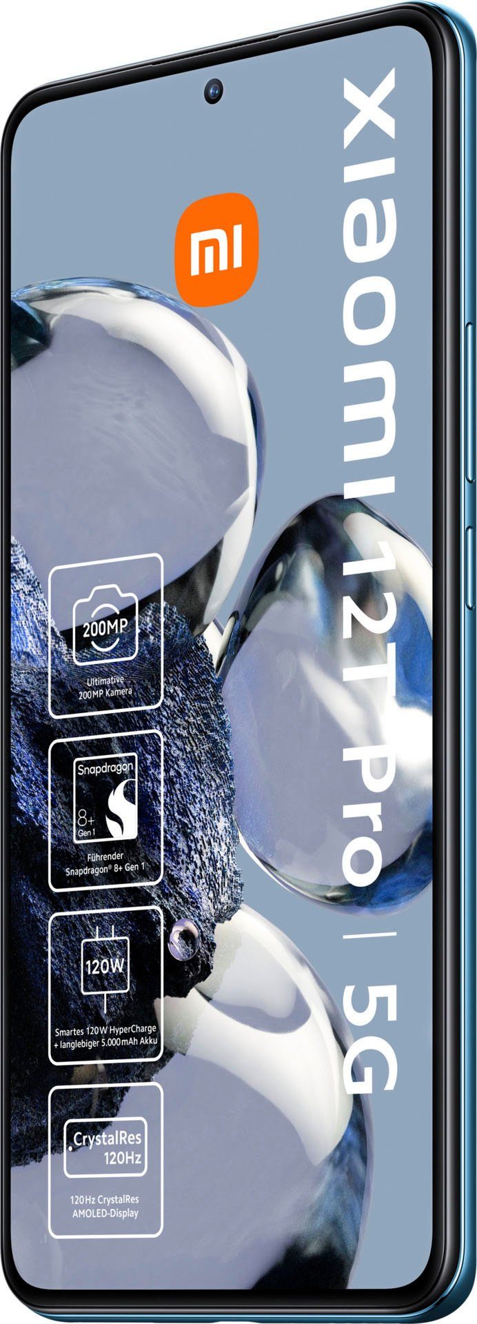 Xiaomi 12T Pro 8GB+256GB Smartphone (16,9 cm/6,67 Zoll, 256 GB Speicherplatz, 200 MP Kamera)