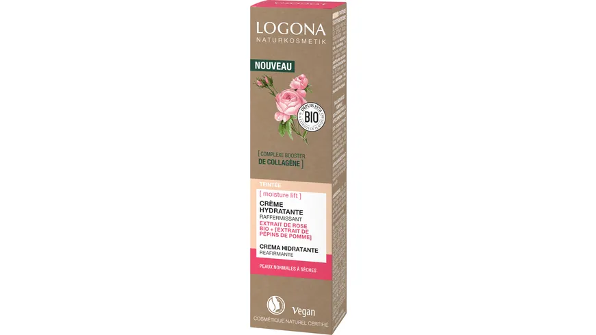 LOGONA Moisture Lift Creme getönt 30 ml