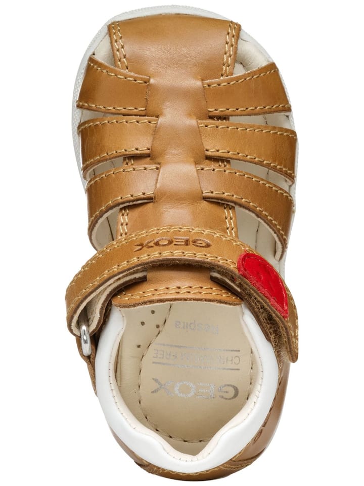 Geox Halbschuhe in Braun/Weiß günstig kaufen