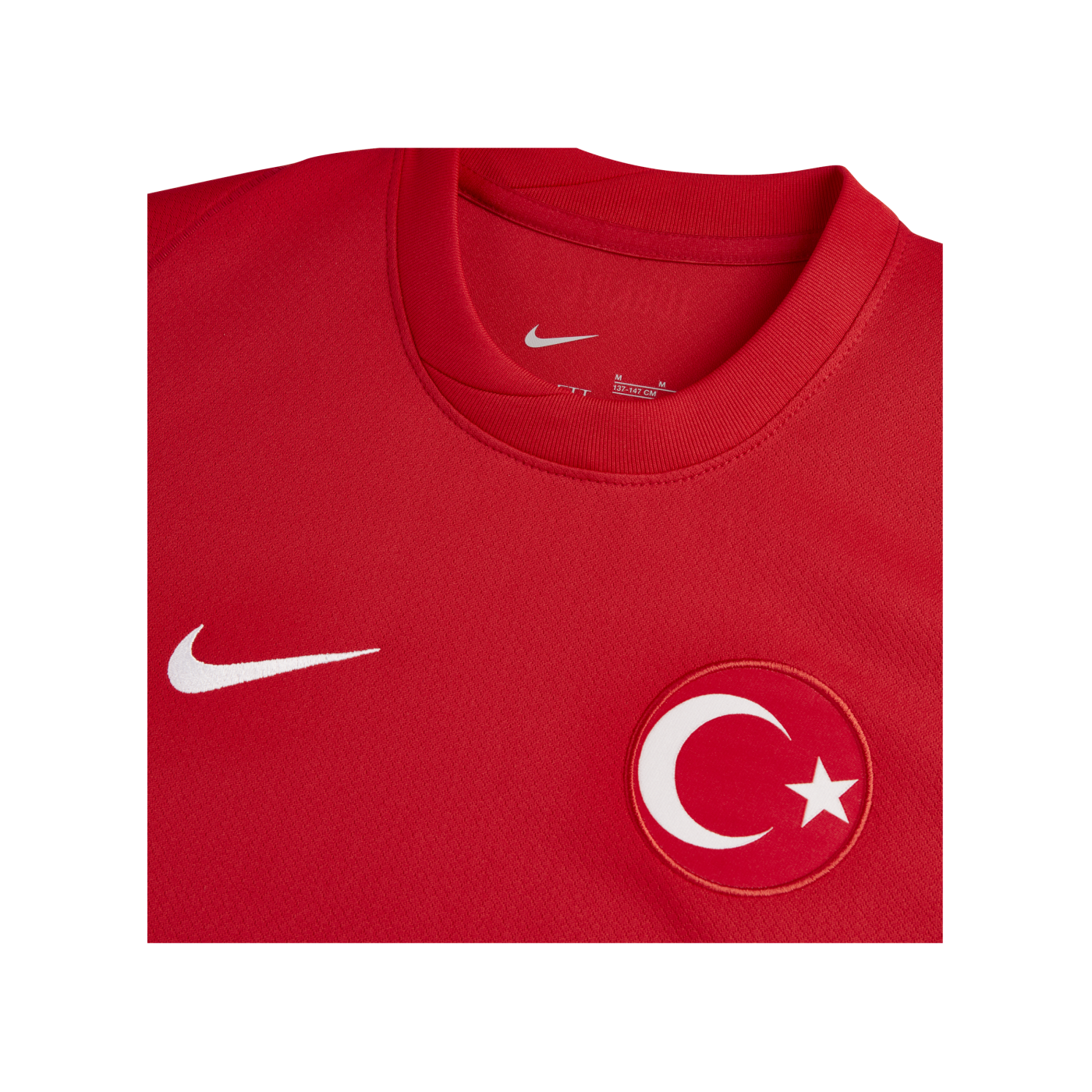 Nike Türkei Trikot Away EM 2024 Kids Rot Rot Weiss F611