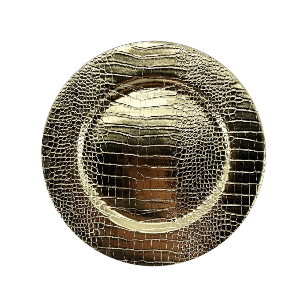 Platzteller ca. D33cm Kroko