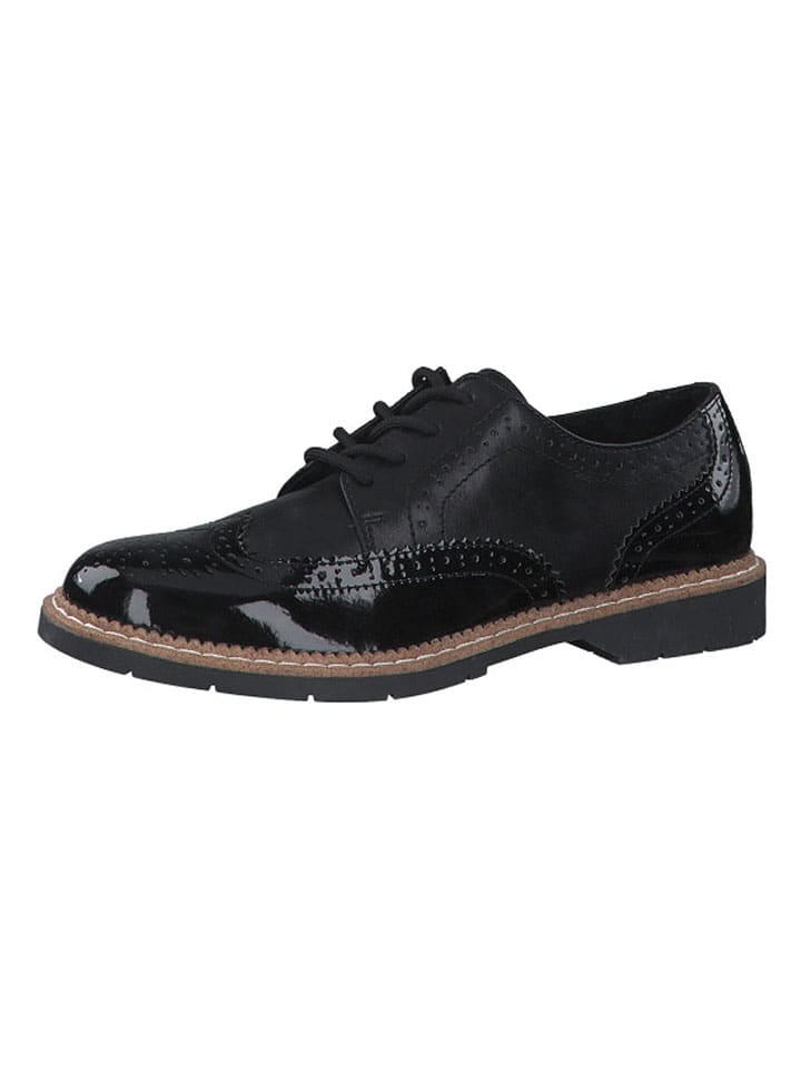 s.Oliver Schnürschuhe in Schwarz günstig kaufen