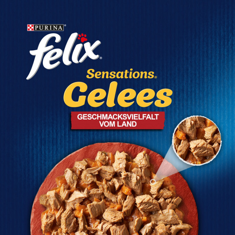 Felix Nassfutter Felix Sensations Gelees 12x85g Geschmacksvielfalt vom Land
