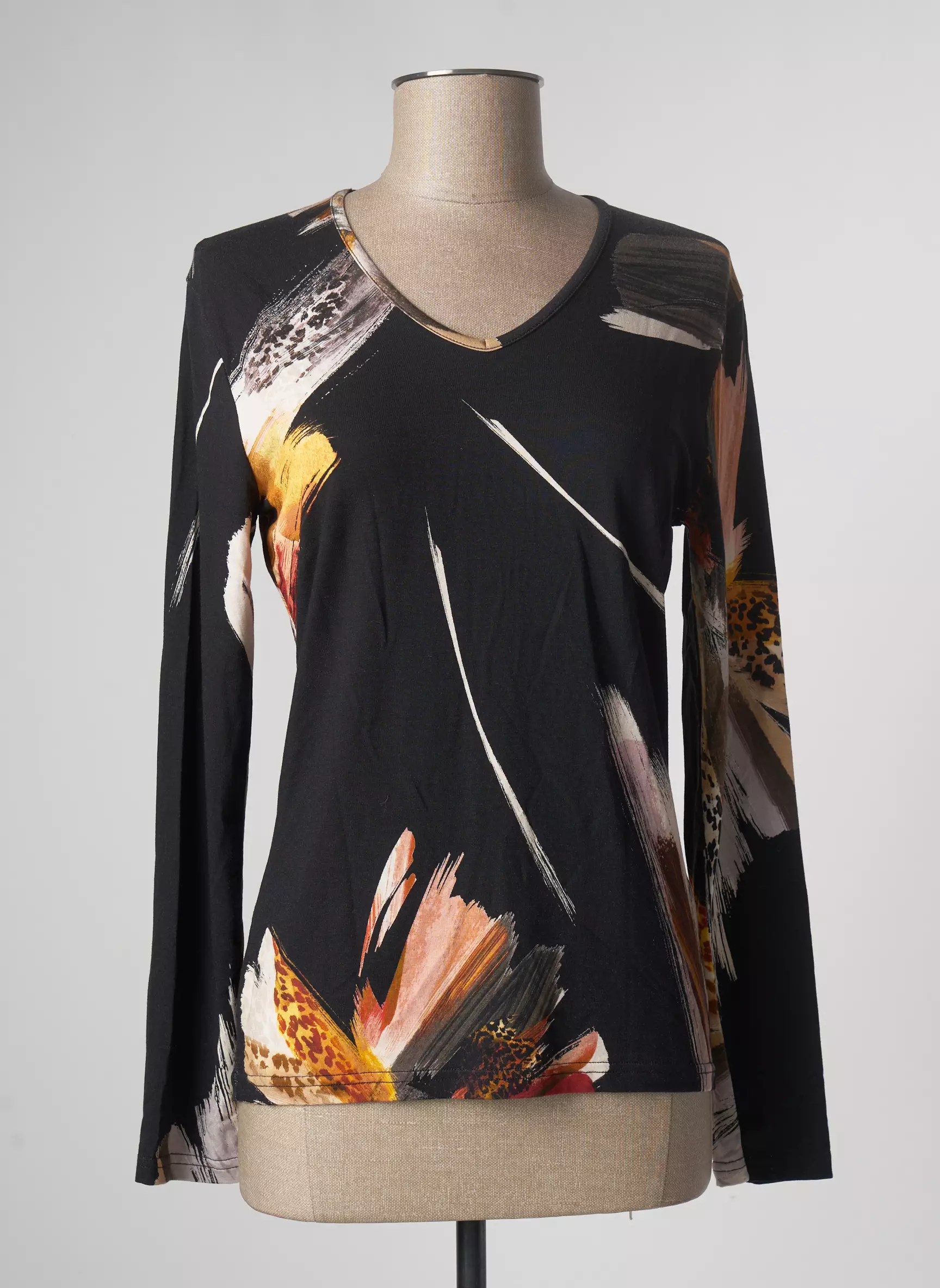 Quatre Vingt Jours Tops Femme couleur noir