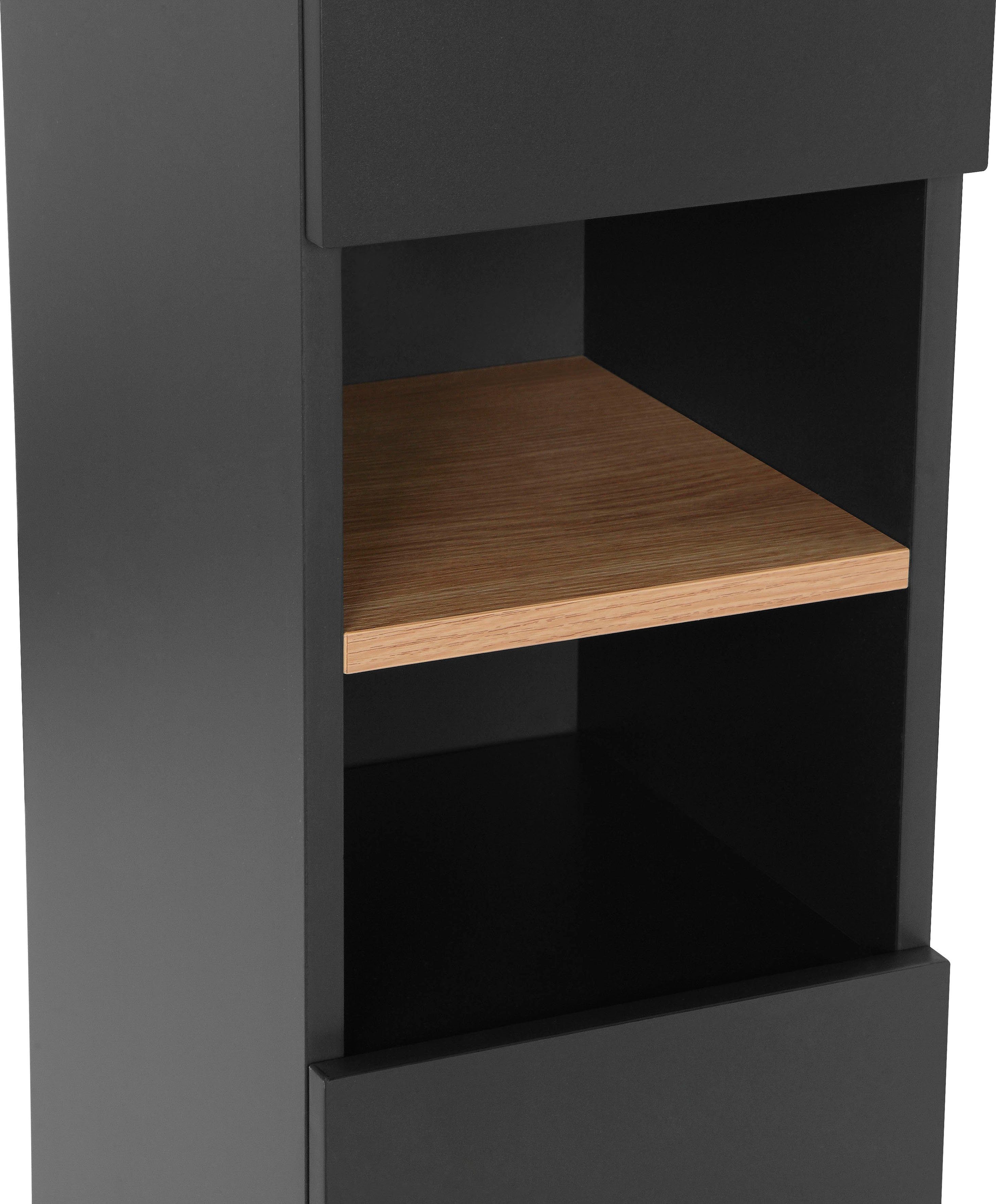 welltime Hochschrank Haarlem Breite 24cm, Badmöbel Schrank