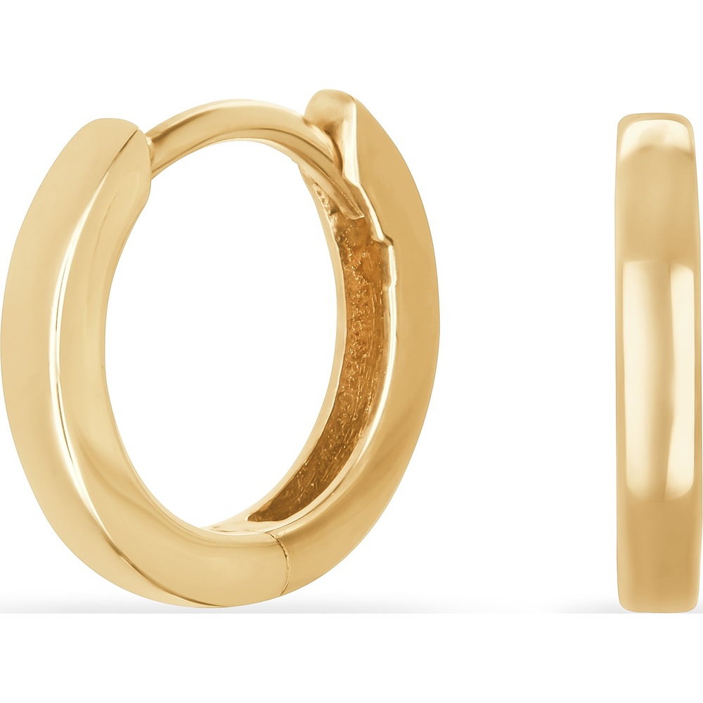 FAVS Créoles 375 Or jaune Boucles d'oreilles