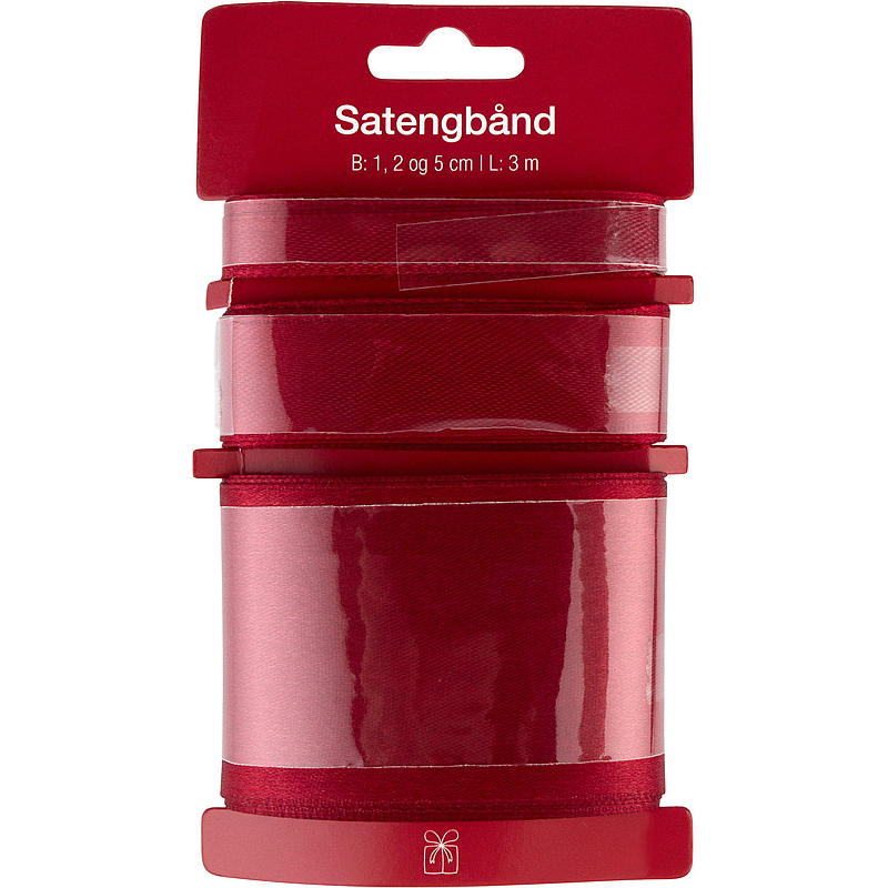 Giform Satengbånd 1/2/3 cm l: 3 m