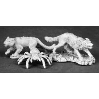 Animal Companions 2: Wolf, Cat, Spider (REA03499)