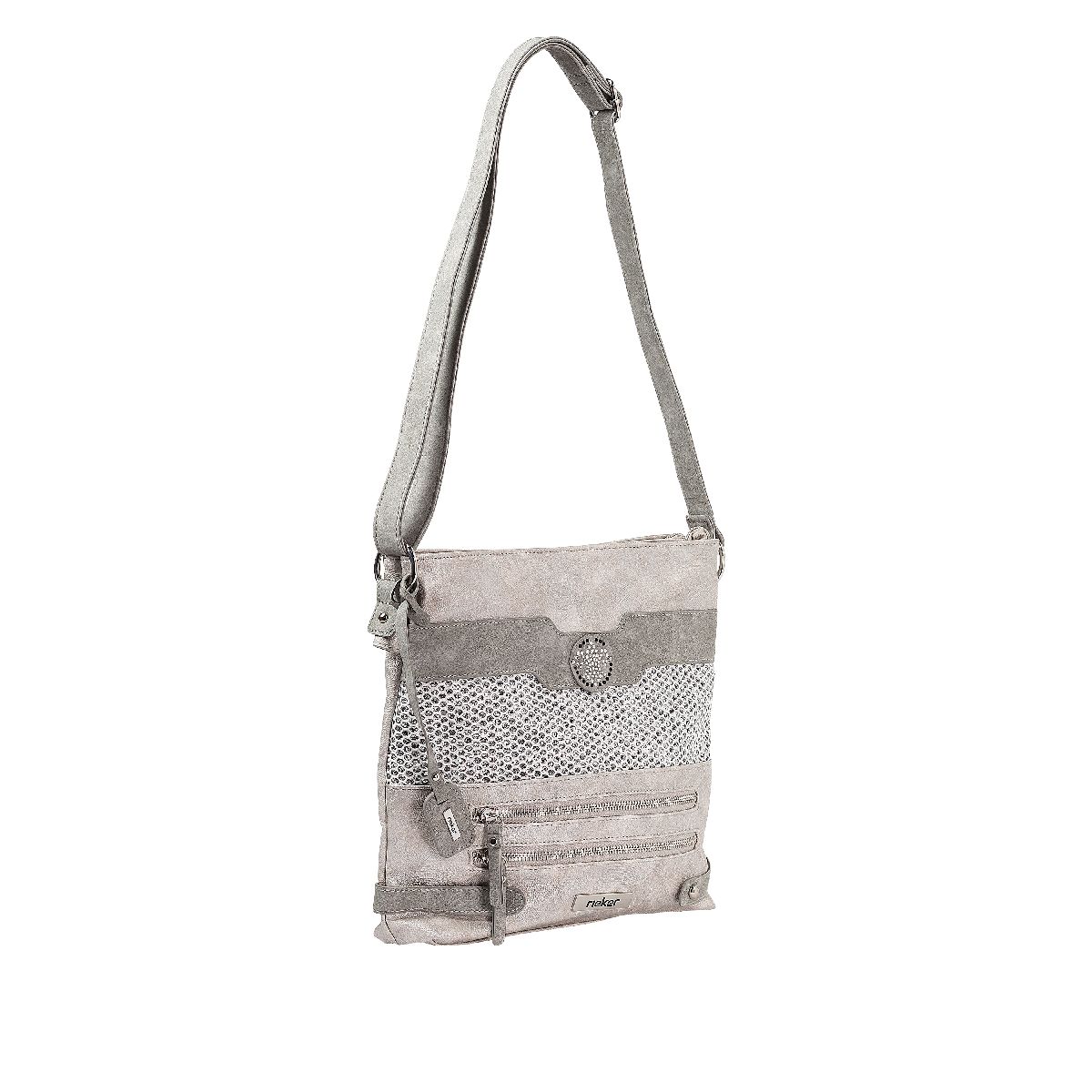 Rieker H1346-40 Beige weiß-silber