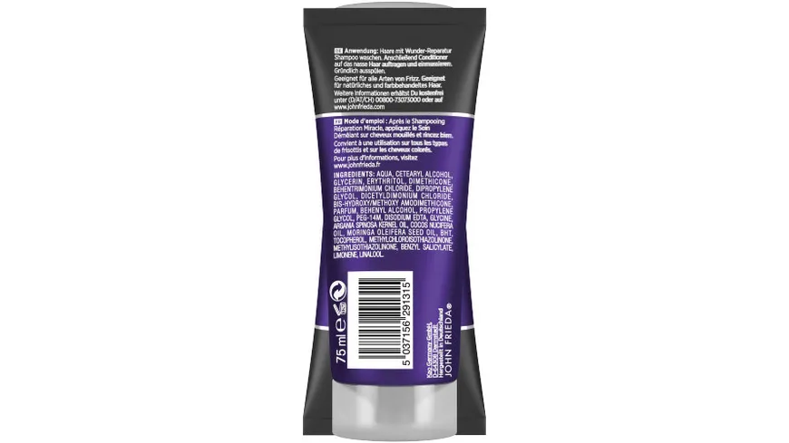 JOHN FRIEDA Frizz Ease Duo Wunder-Reparatur Shampoo + Condtioner 150 ml