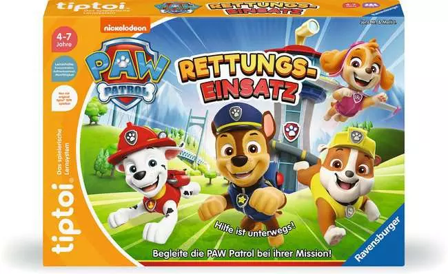 tiptoi® PAW Patrol Rettungseinsatz - Kinderspiel ab 4 Jahren