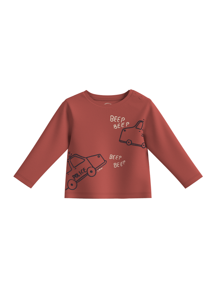 s.Oliver T-Shirt langarm in Rot günstig kaufen