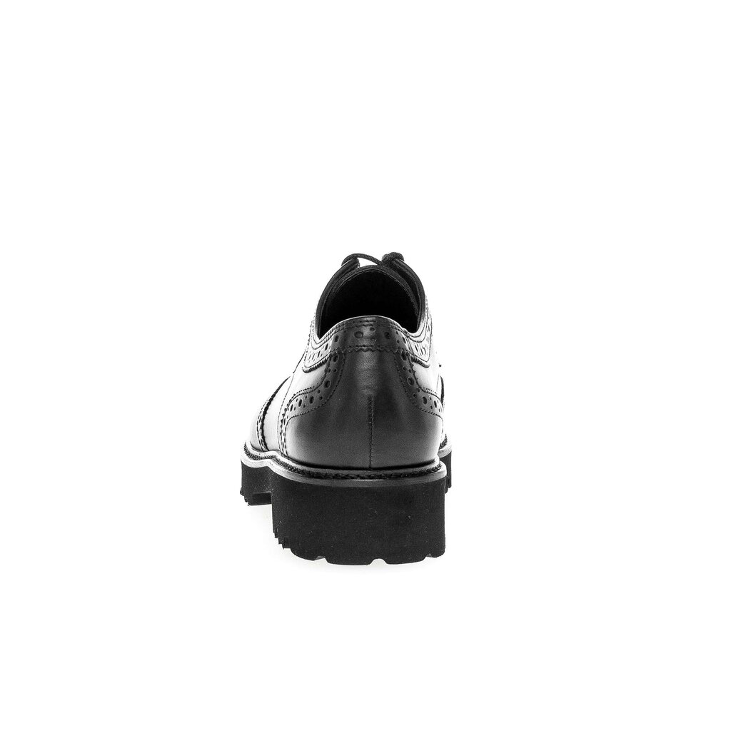 Gabor fashion Schnürschuh schwarz