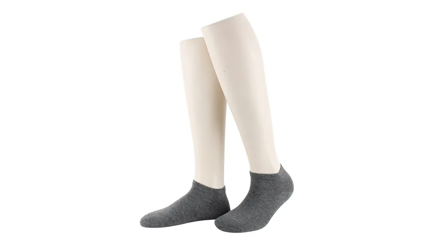 MOVE UP Unisex Sneaker Socken 2er Pack grau meliert