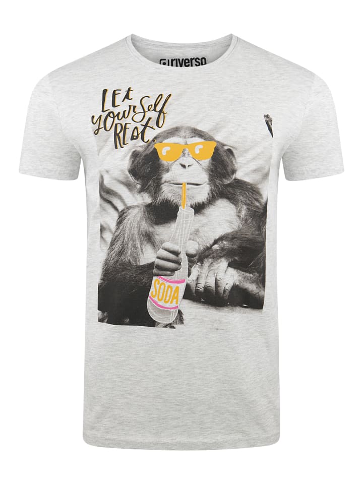 riverso  T-Shirt RIVCharly in Grau günstig kaufen