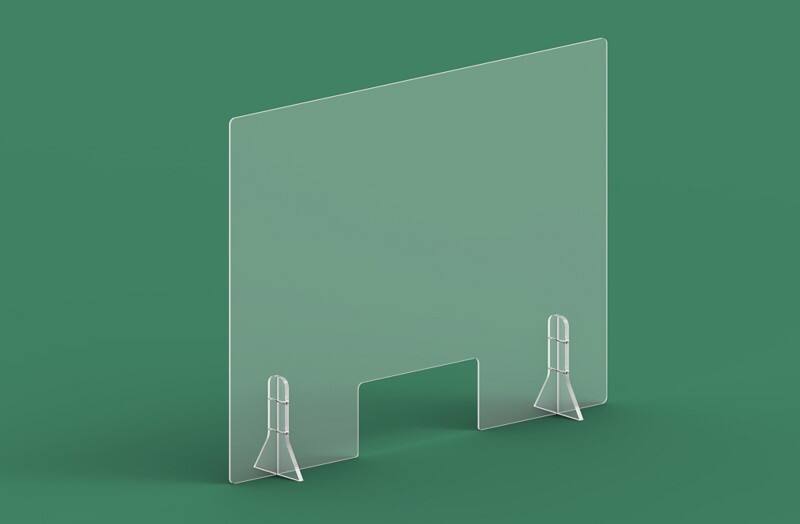 Bisley Schutzscheibe Acryl SPL2800 Transparent 780 x 600 mm 2 Stück SPL2800