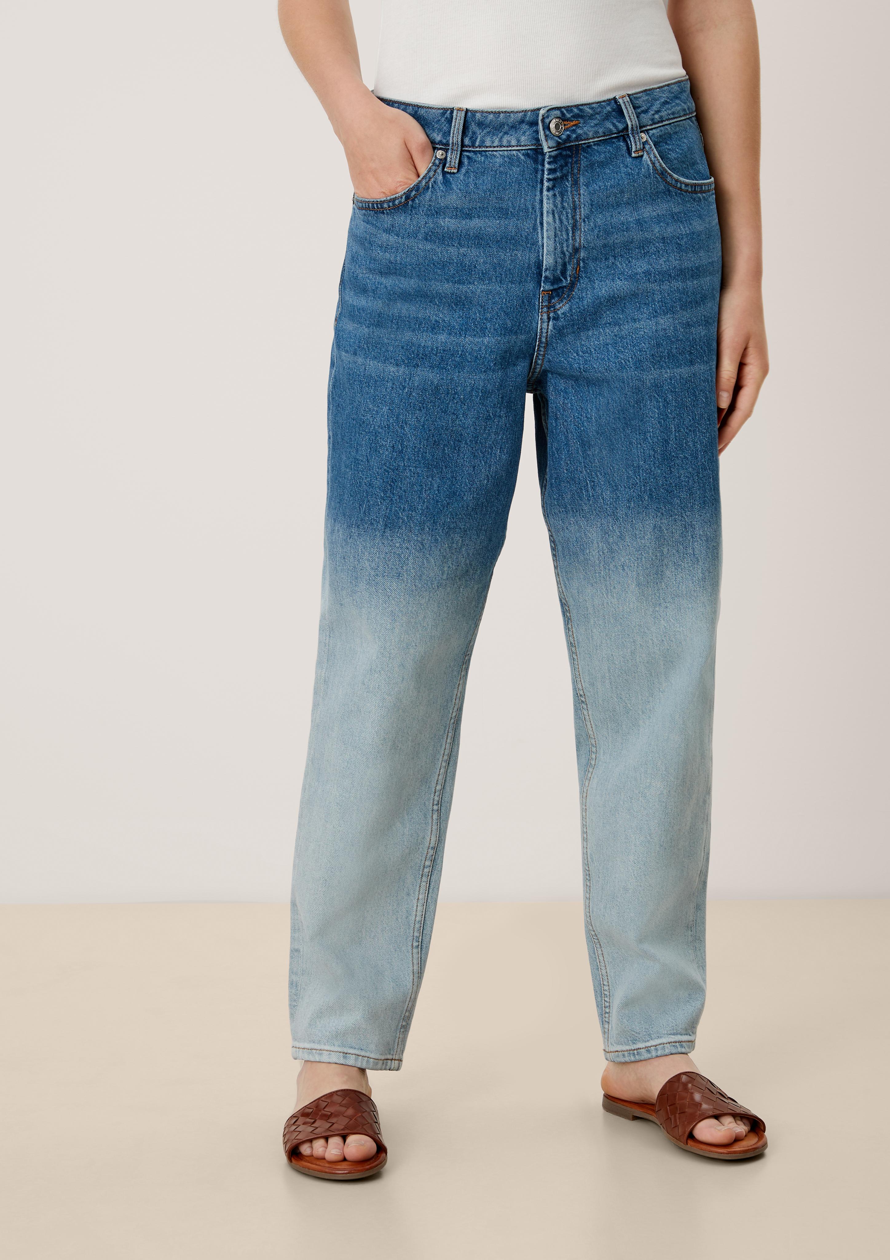 Cropped-Jeans / Regular Fit / Mid Rise / Straight Leg  2115878-54Z4