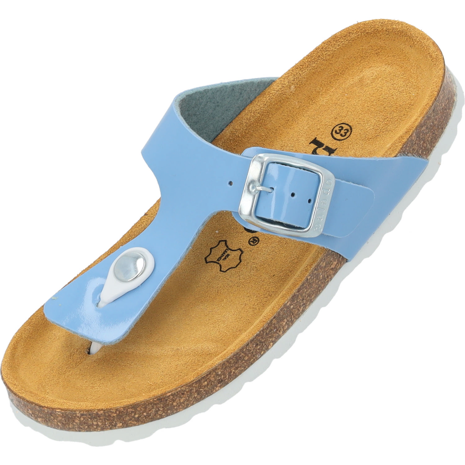 Palado Kids Kos G Lack, Zehentrenner, Kinder, Hellblau