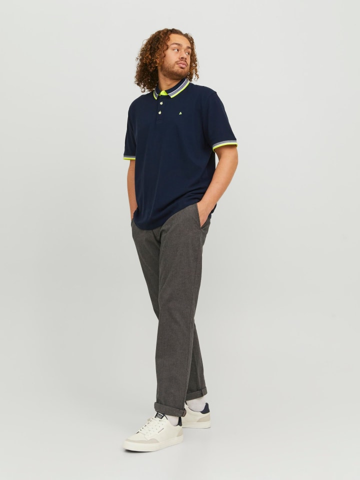 JACK & JONES PLUS Poloshirt in Dark Navy günstig kaufen