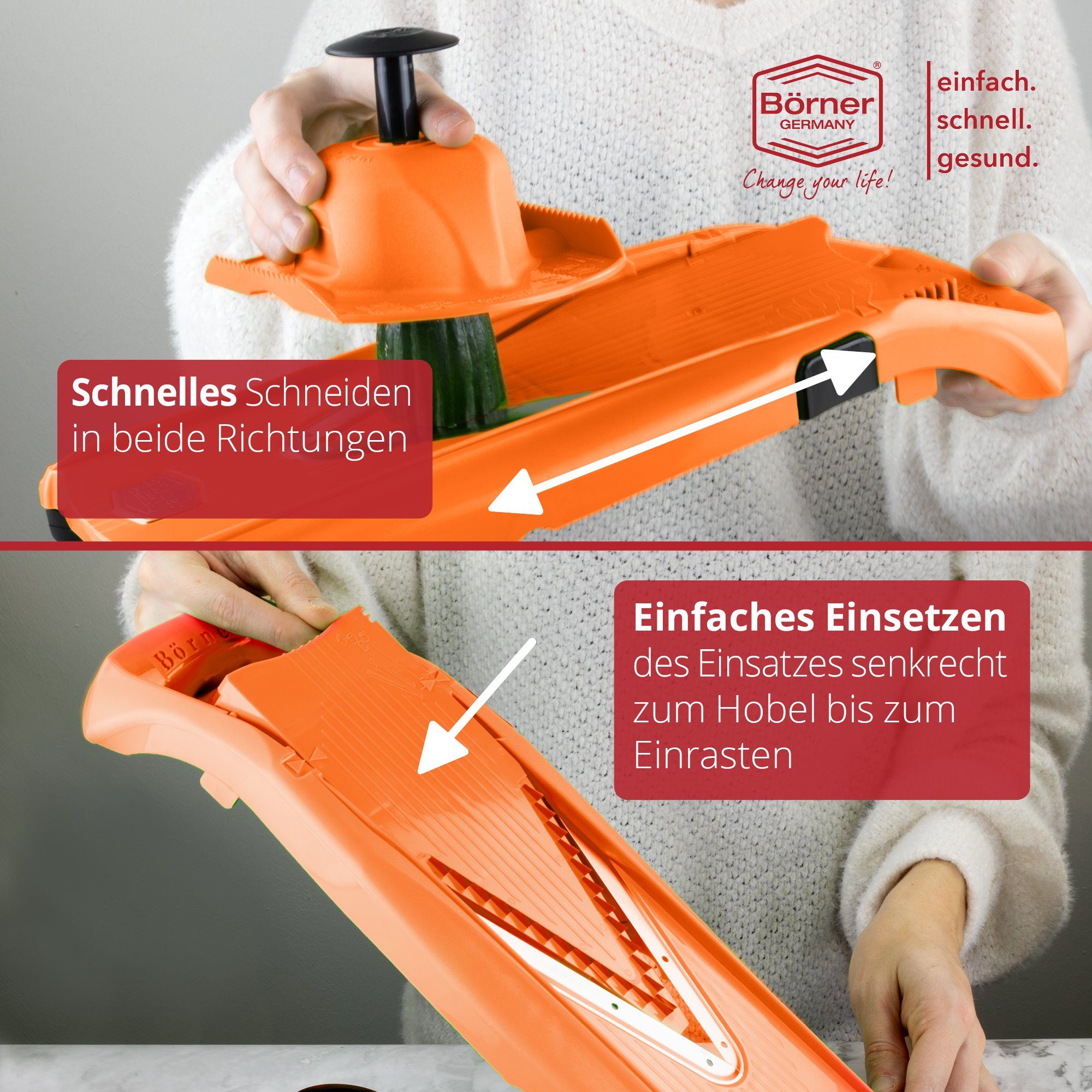 Börner Gemüsehobel Gemüsehobel V5 PowerLine Starter Set